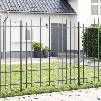 vidaXL Garden Fence WOERDEN 4 pcs 170 x 215 cm Powder-Coated Steel 1