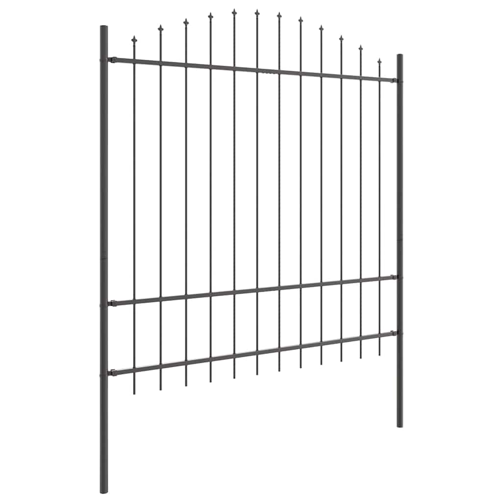 vidaXL Garden Fence WOERDEN 4 pcs 170 x 215 cm Powder-Coated Steel 4