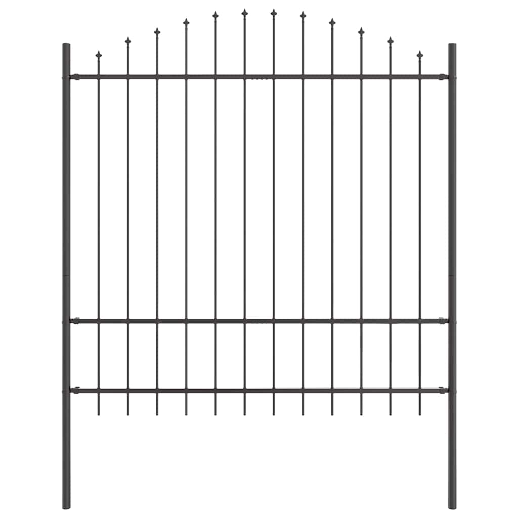 vidaXL Garden Fence WOERDEN 4 pcs 170 x 215 cm Powder-Coated Steel 5