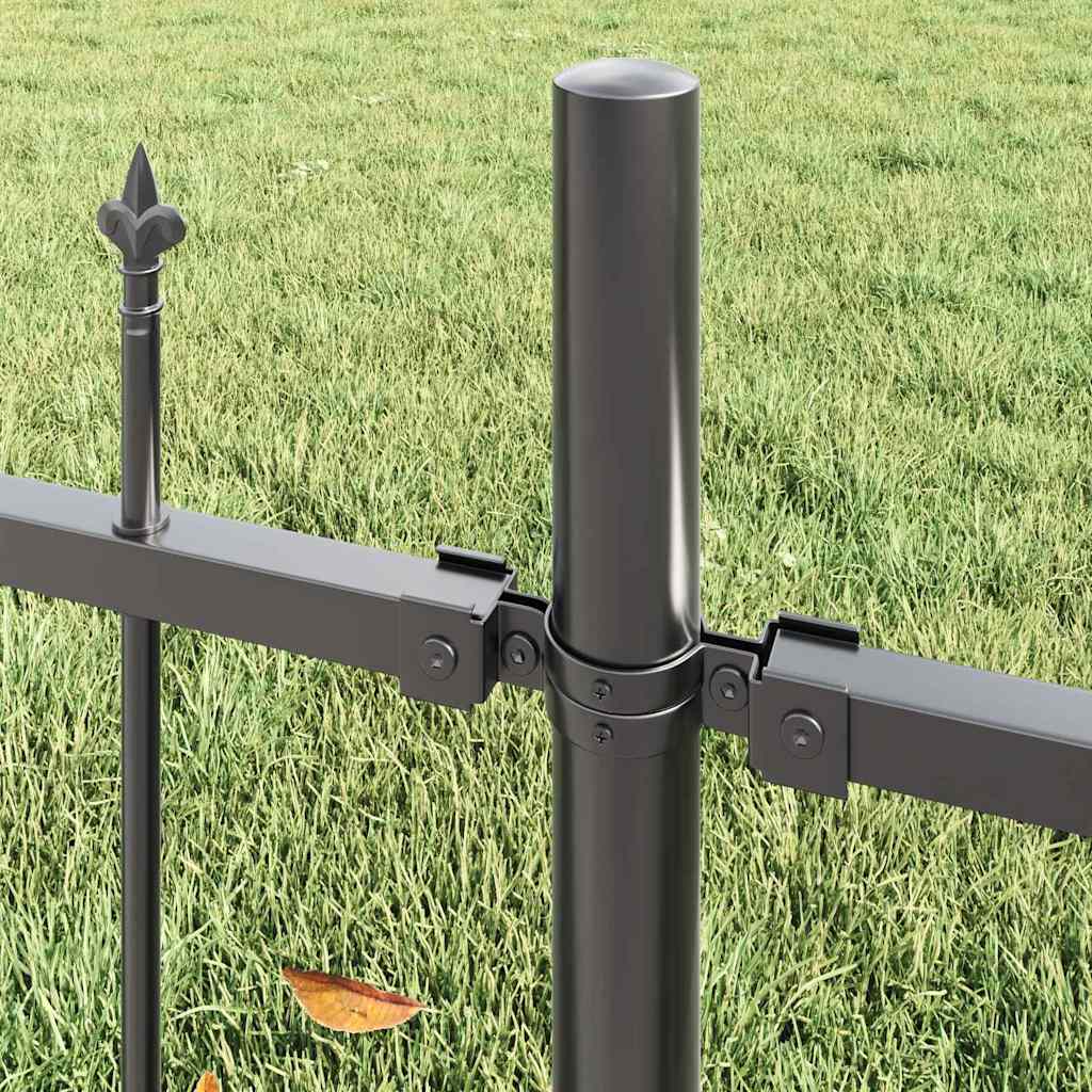 vidaXL Garden Fence WOERDEN 6 pcs 170 x 140 cm Powder-Coated Steel 3