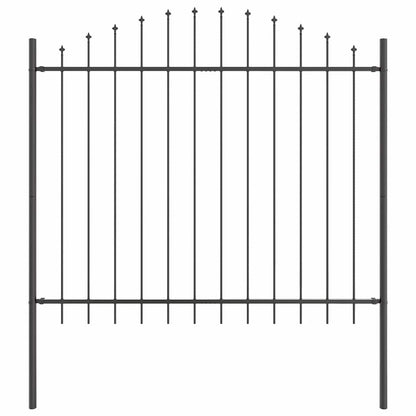 vidaXL Garden Fence WOERDEN 7 pcs 170 x 165 cm Powder-Coated Steel 5