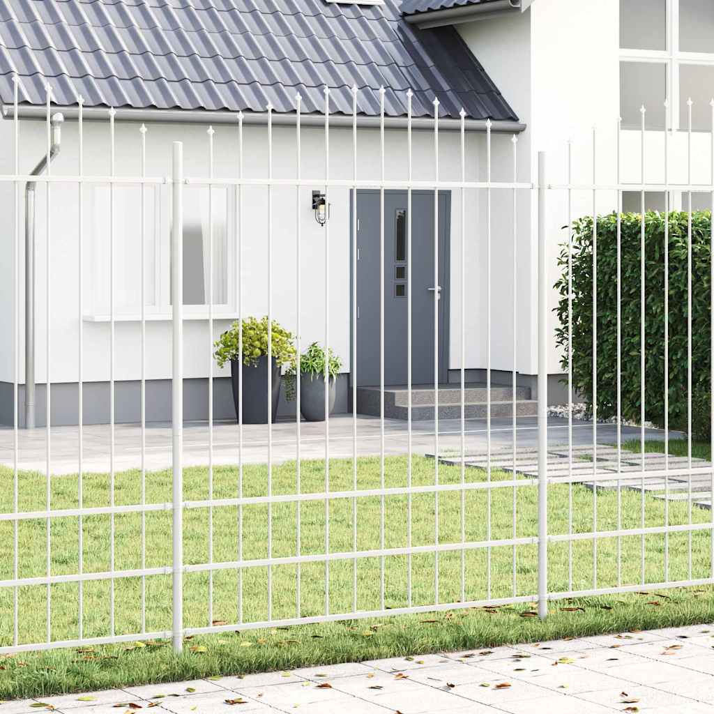 vidaXL Garden Fence WOERDEN 3 pcs 170 x 225 cm Powder-Coated Steel 1