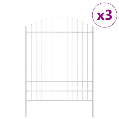 vidaXL Garden Fence WOERDEN 3 pcs 170 x 225 cm Powder-Coated Steel 2