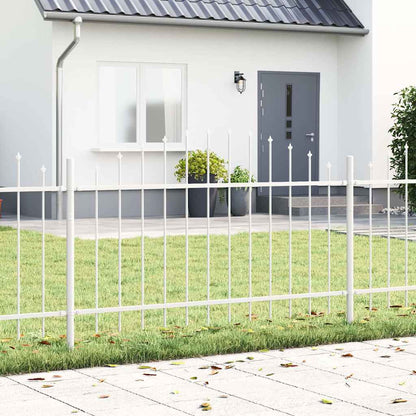 vidaXL Garden Fence WOERDEN 4 pcs 170 x 140 cm Powder-Coated Steel 1
