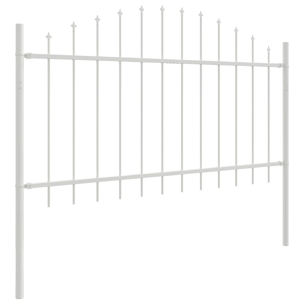 vidaXL Garden Fence WOERDEN 4 pcs 170 x 140 cm Powder-Coated Steel 4