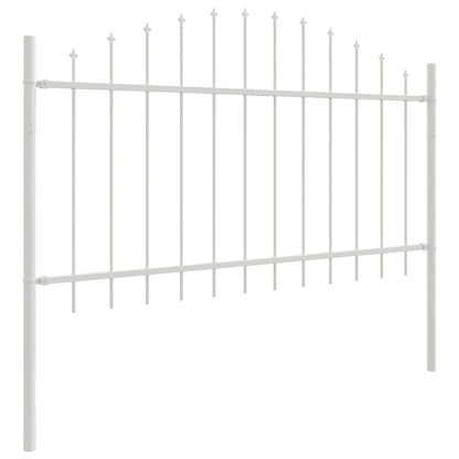 vidaXL Garden Fence WOERDEN 4 pcs 170 x 140 cm Powder-Coated Steel 4