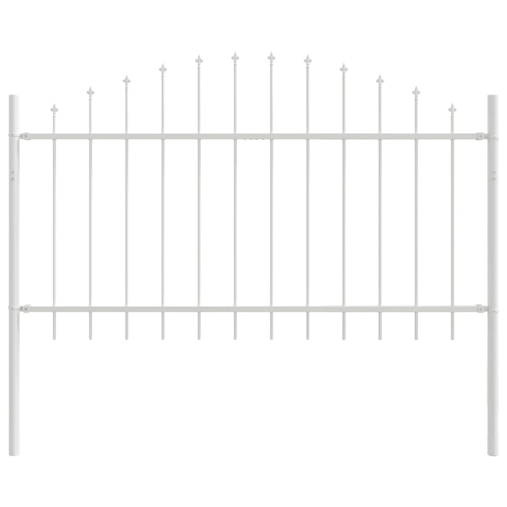 vidaXL Garden Fence WOERDEN 4 pcs 170 x 140 cm Powder-Coated Steel 5