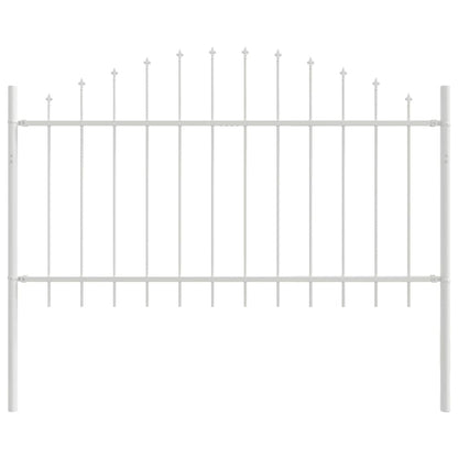 vidaXL Garden Fence WOERDEN 4 pcs 170 x 140 cm Powder-Coated Steel 5