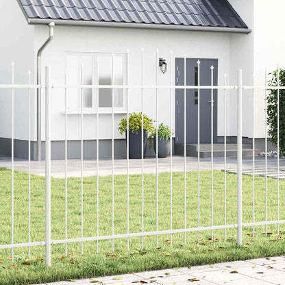 vidaXL Garden Fence WOERDEN 4 pcs 170 x 165 cm Powder-Coated Steel 1