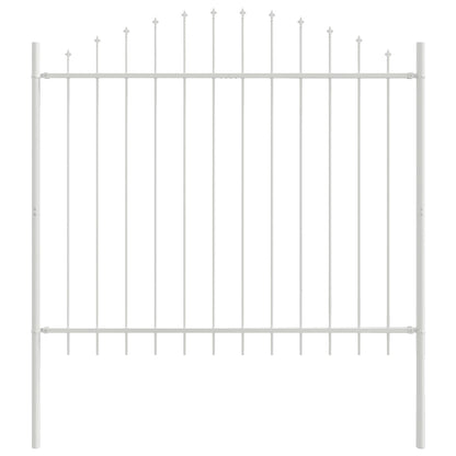 vidaXL Garden Fence WOERDEN 4 pcs 170 x 165 cm Powder-Coated Steel 2