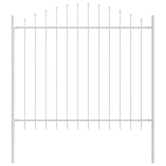 vidaXL Garden Fence WOERDEN 4 pcs 170 x 165 cm Powder-Coated Steel 2