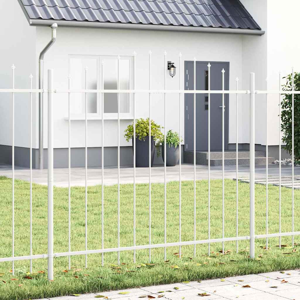 vidaXL Garden Fence WOERDEN 4 pcs 170 x 190 cm Powder-Coated Steel 1