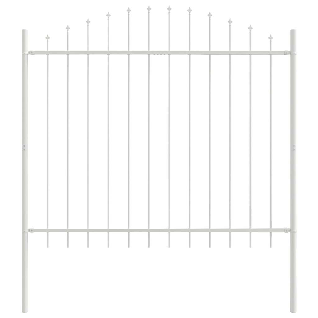 vidaXL Garden Fence WOERDEN 4 pcs 170 x 190 cm Powder-Coated Steel 5