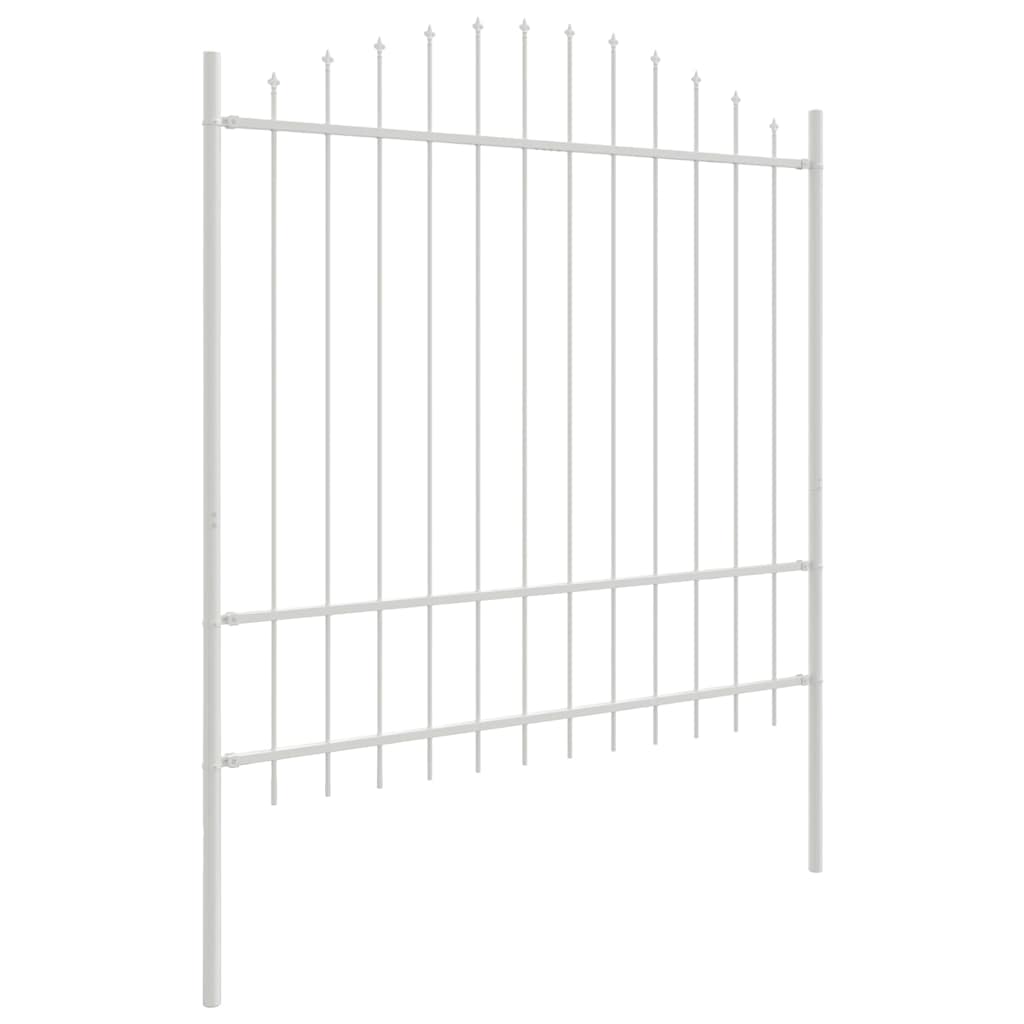vidaXL Garden Fence WOERDEN 4 pcs 170 x 215 cm Powder-Coated Steel 4
