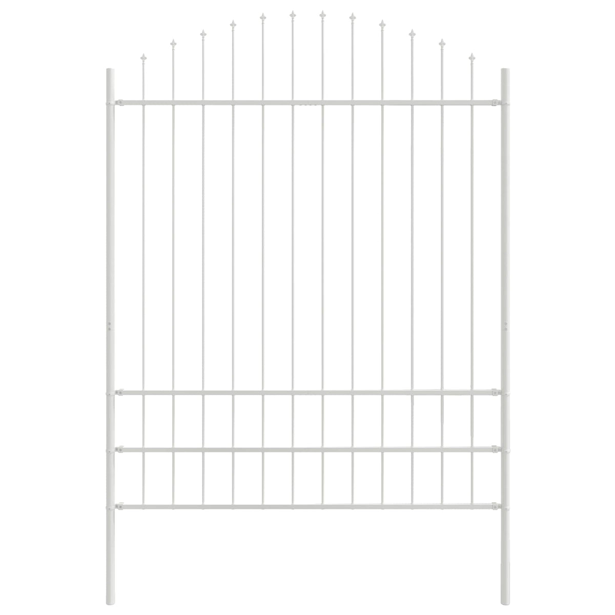 vidaXL Garden Fence WOERDEN 4 pcs 170 x 225 cm Powder-Coated Steel 2