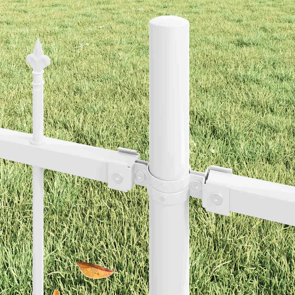 vidaXL Garden Fence WOERDEN 5 pcs 170 x 115 cm Powder-Coated Steel 3