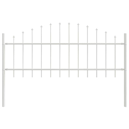 vidaXL Garden Fence WOERDEN 5 pcs 170 x 115 cm Powder-Coated Steel 5
