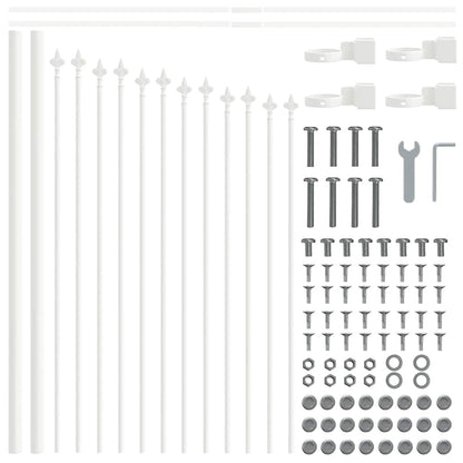 vidaXL Garden Fence WOERDEN 5 pcs 170 x 115 cm Powder-Coated Steel 6