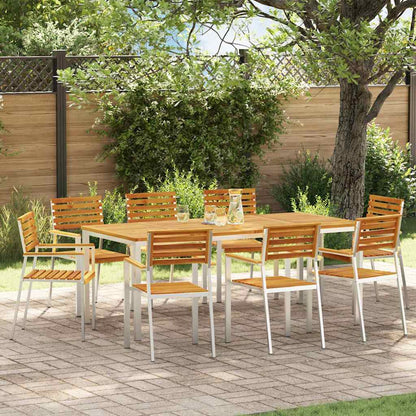 vidaXL Garden Chair and Stainless Steel
