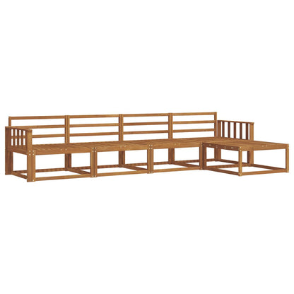 vidaXL Outdoor Sofa Set 5 pcs Natural Solid Acacia Wood 2