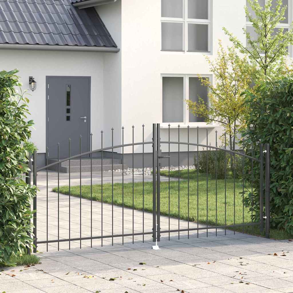 vidaXL Double Gate WOERDEN 400 x 174.5 cm Steel Lockable