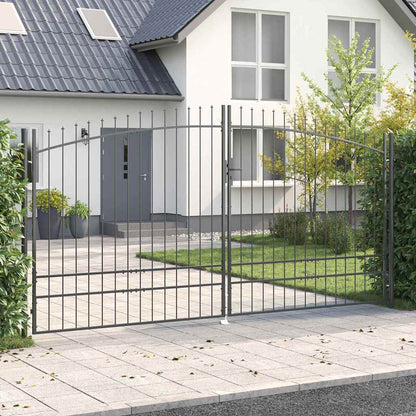 vidaXL Double Gate WOERDEN 400 x 174.5 cm Steel Lockable
