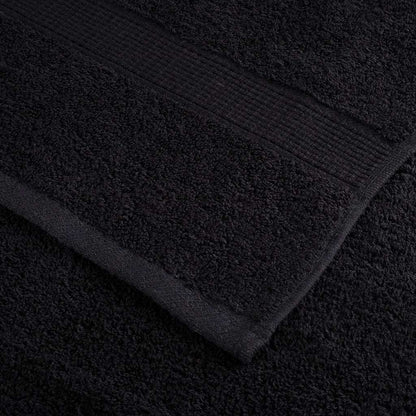 vidaXL Guest Towel SOLUND 25 pcs Black 100 x 150 cm 550 gsm 5