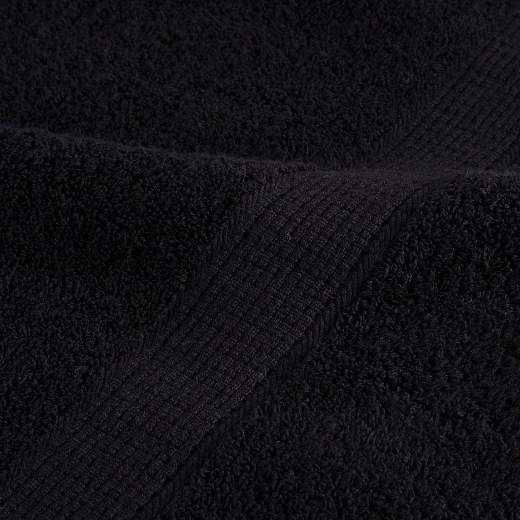 vidaXL Guest Towel SOLUND 25 pcs Black 100 x 150 cm 550 gsm 6