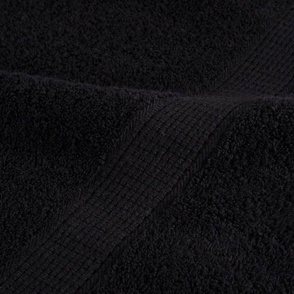 vidaXL Guest Towel SOLUND 25 pcs Black 100 x 150 cm 550 gsm 6