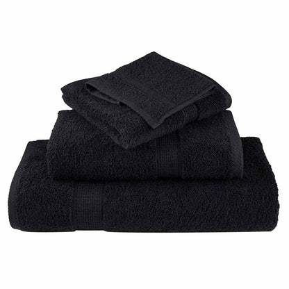 vidaXL Guest Towel SOLUND 25 pcs Black 80 x 200 cm 550 gsm 3