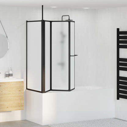 vidaXL Shower Screen White 120 x 70 x 137 cm Aluminium 3