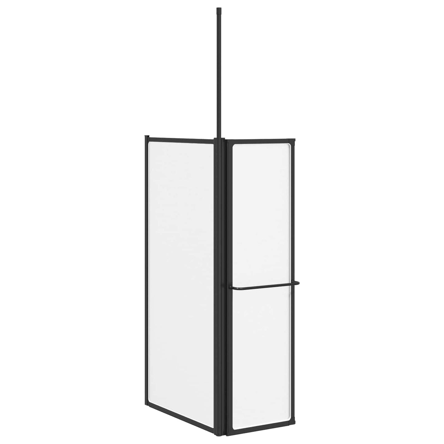 vidaXL Shower Screen White 120 x 70 x 137 cm Aluminium 5