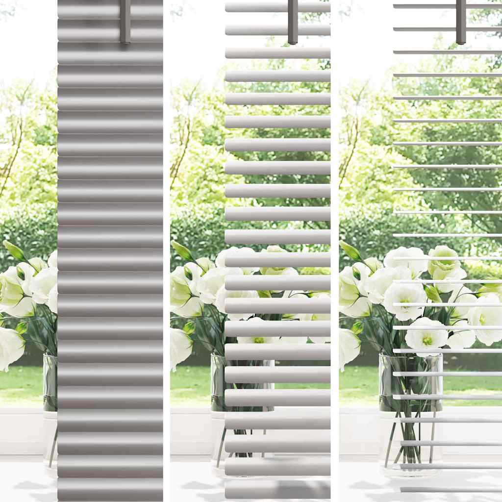 Venetian Blind 220 x 55 cm 25 mm Aluminium Silver 115 cm