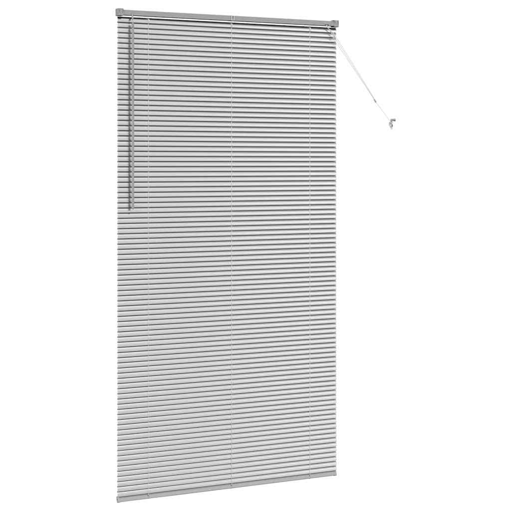 Venetian Blind 220 x 55 cm 25 mm Aluminium Silver 115 cm