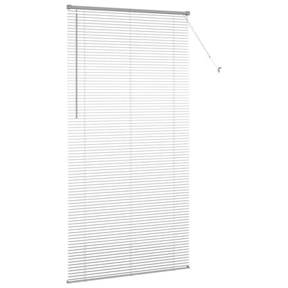 Venetian Blind 220 x 55 cm 25 mm Aluminium Silver 115 cm