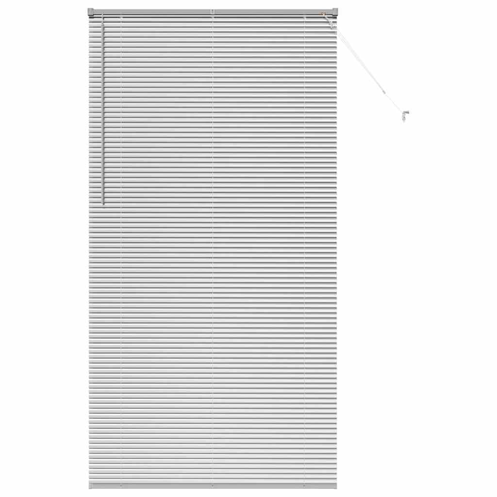 Venetian Blind 220 x 55 cm 25 mm Aluminium Silver 115 cm