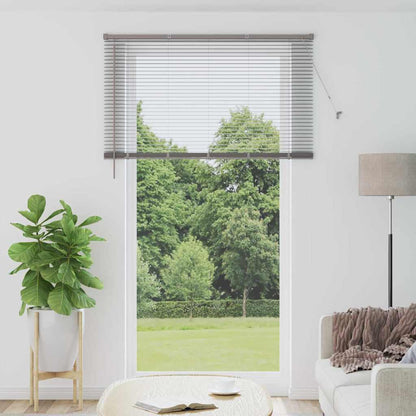 Venetian Blind 220 x 55 cm 25 mm Aluminium Silver 135 cm