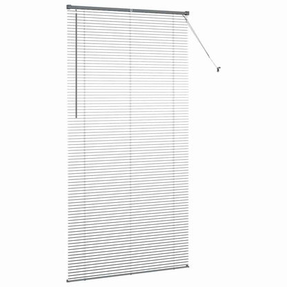 Venetian Blind 220 x 40 cm 25 mm Aluminium Dark Grey 115 cm