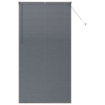 Venetian Blind 220 x 40 cm 25 mm Aluminium Dark Grey 115 cm