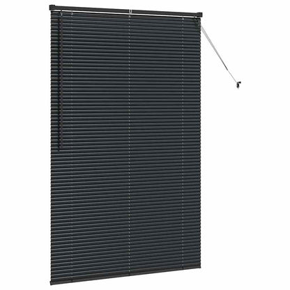 Venetian Blind 175 x 55 cm 25 mm Aluminium Black 115 cm