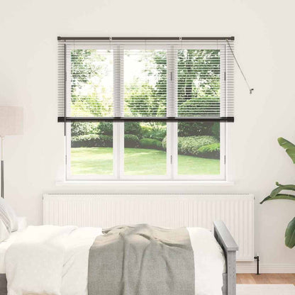 Venetian Blind 175 x 55 cm 25 mm Aluminium Black 155 cm
