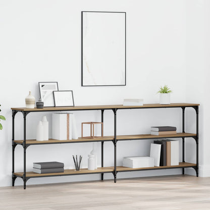 Console Table 100x29x75 cm Engineered Wood Artisan oak 200 cm