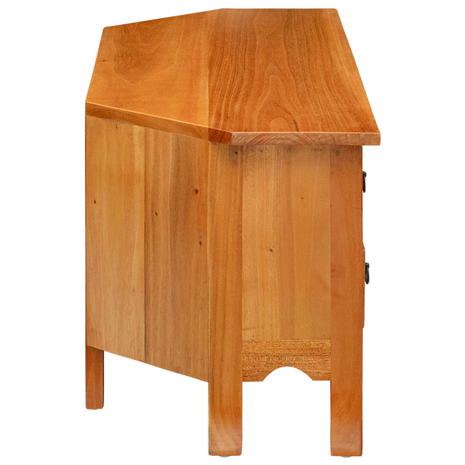 vidaXL TV Cabinet Natural 100 x 40.5 x 46 cm Solid Mahogany Wood 6