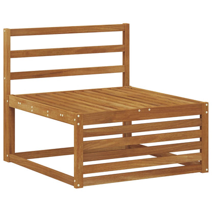 vidaXL Outdoor Sofa Set 3 pcs Natural Solid Acacia Wood 3