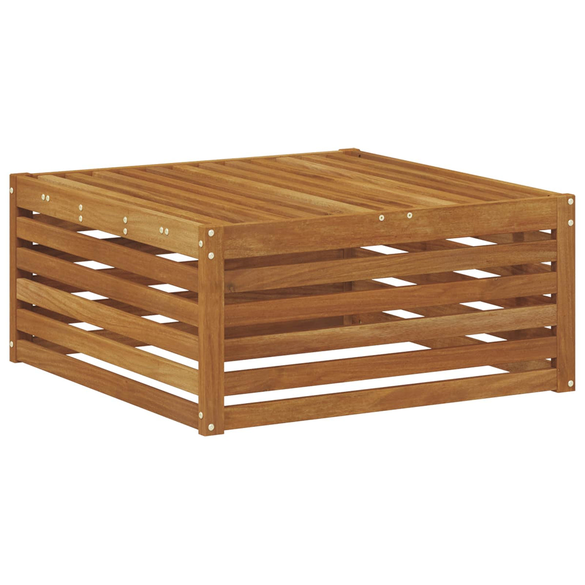 vidaXL Outdoor Sofa Set 4 pcs Natural Solid Acacia Wood 4