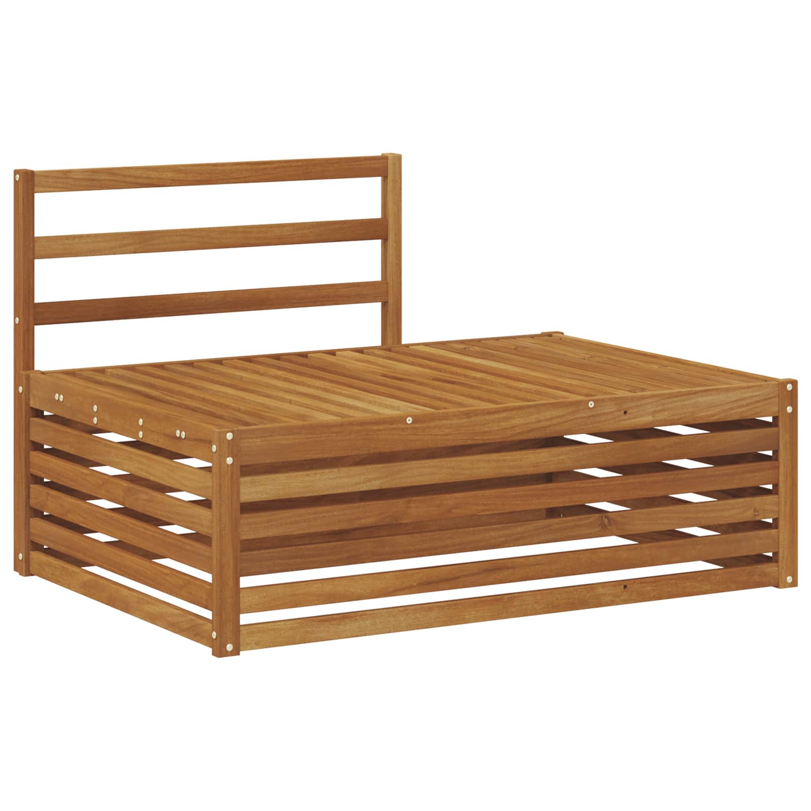 vidaXL 4 pcs Outdoor Sofa Set Solid Acacia Wood Natural 4
