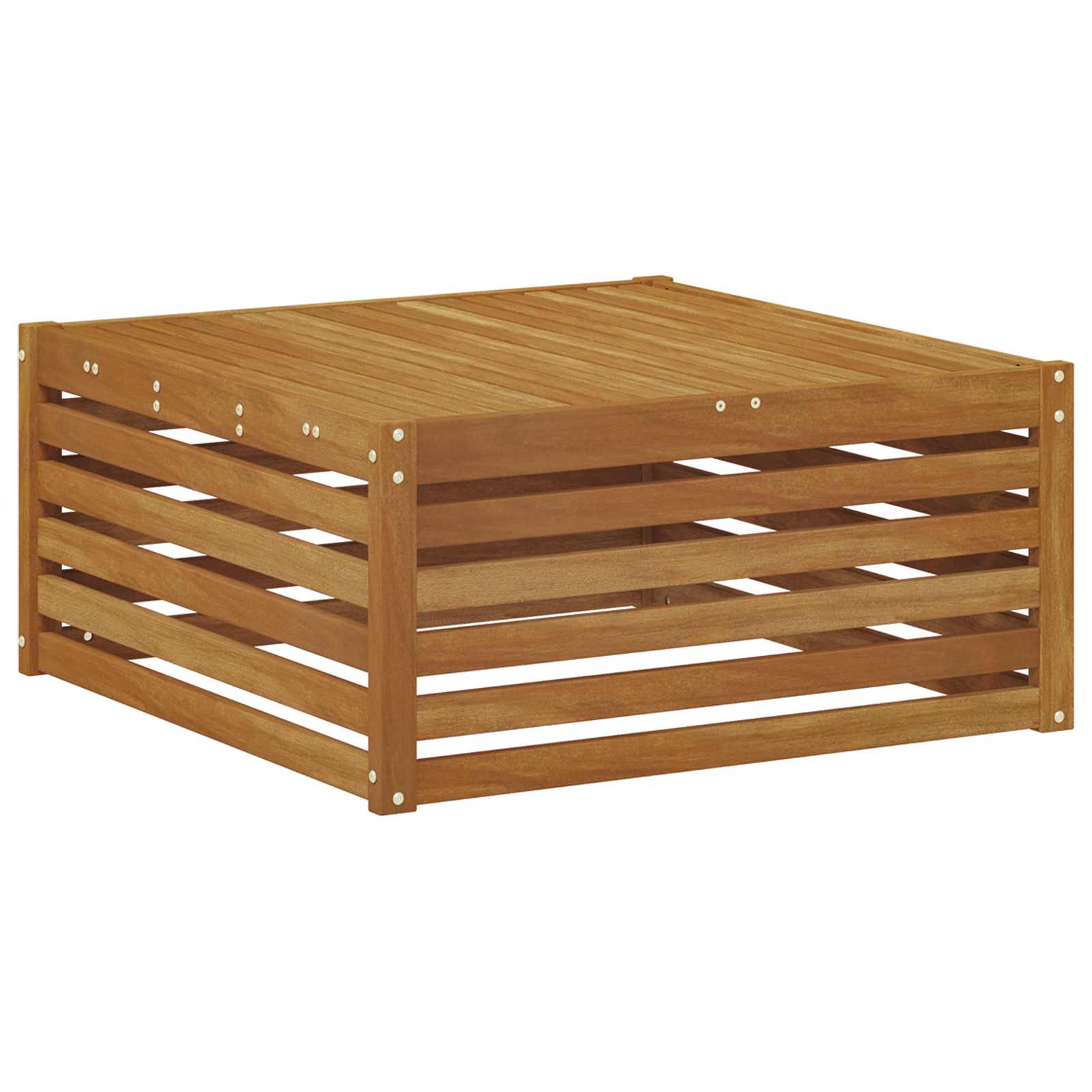 vidaXL 4 pcs Outdoor Sofa Set Solid Acacia Wood Natural 5