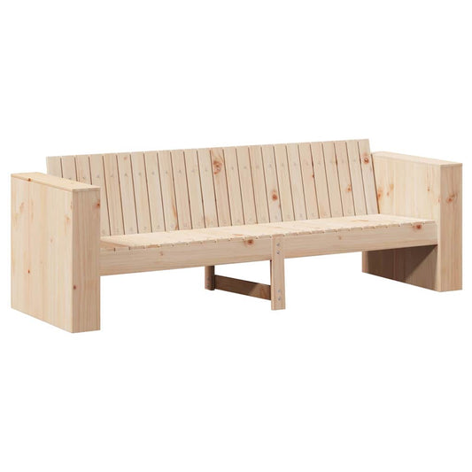 vidaXL Garden Sofa Natural 185.5 x 60 x 62 cm Solid Pine Wood 2