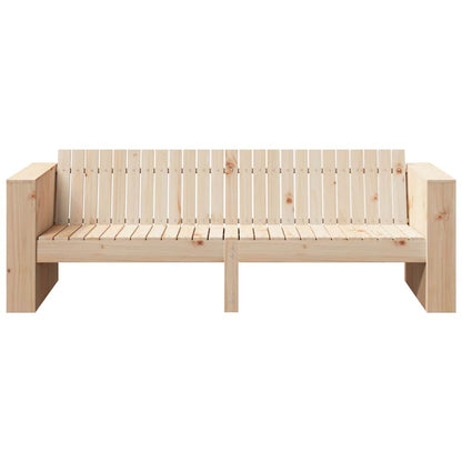 vidaXL Garden Sofa Natural 185.5 x 60 x 62 cm Solid Pine Wood 4