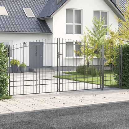 vidaXL Garden Gate "Woerden" Steel 1x4 m